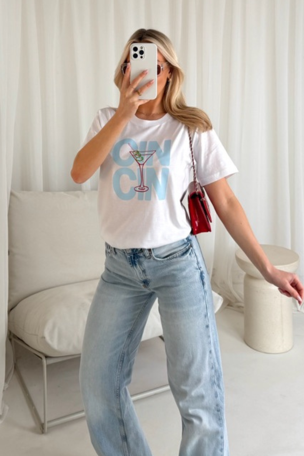 Cin Cin white printed t-shirt