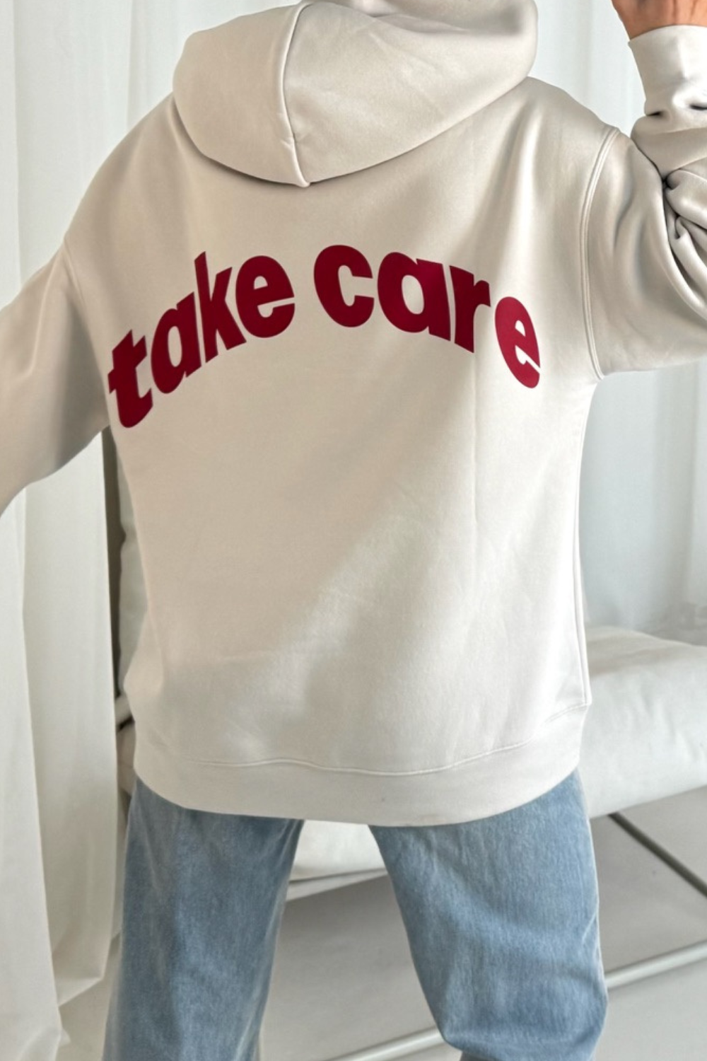 Studio leisure bone printed hoodie