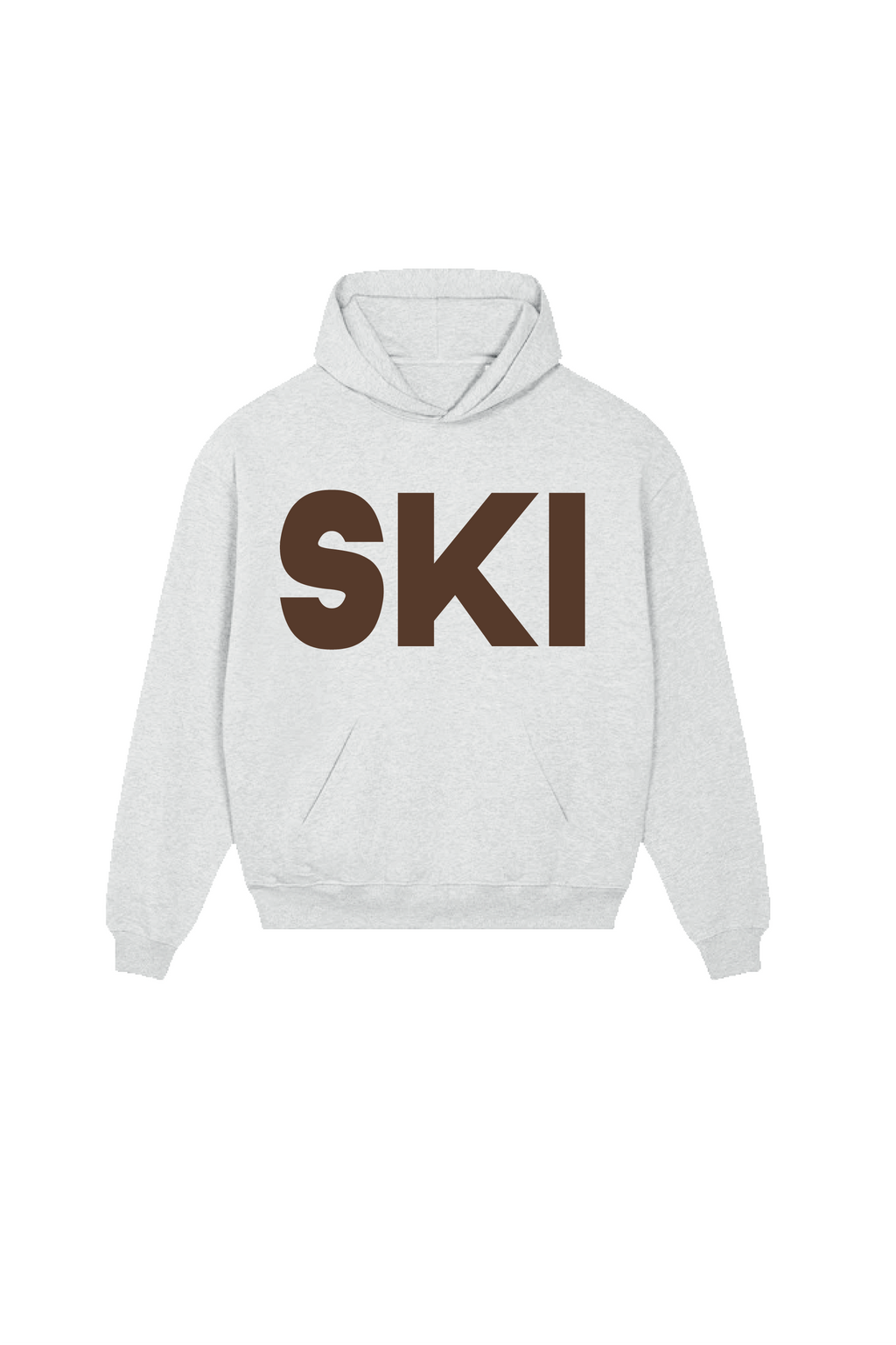 SKI ESSENTIAL MARL PRINTED HOODIE