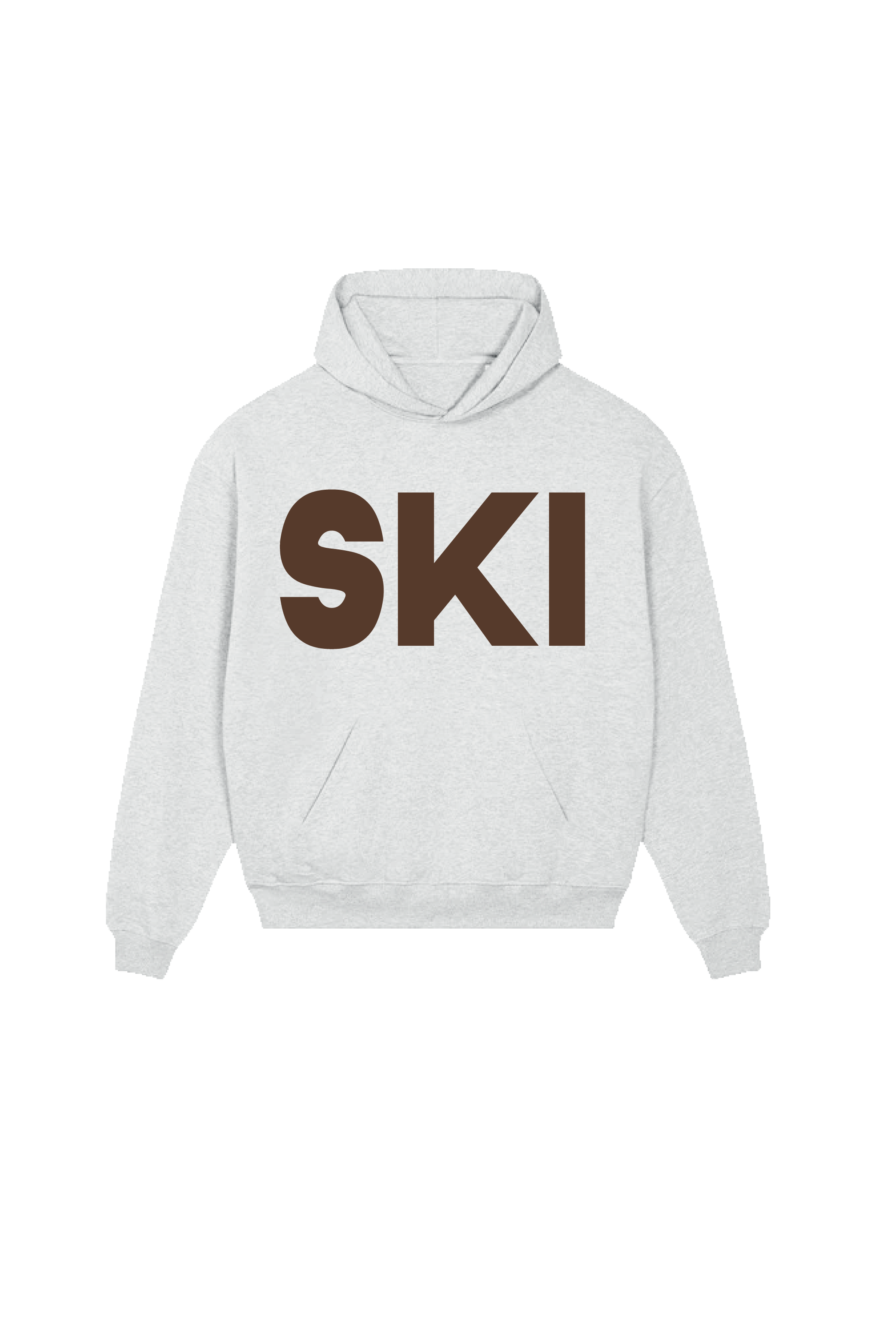 SKI ESSENTIAL MARL PRINTED HOODIE