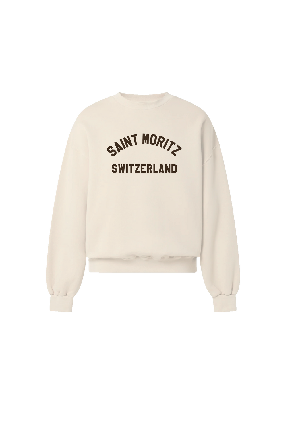 SAINT MORITZ SWITZ ESSENTIAL IVORY PRINTED SWEATER
