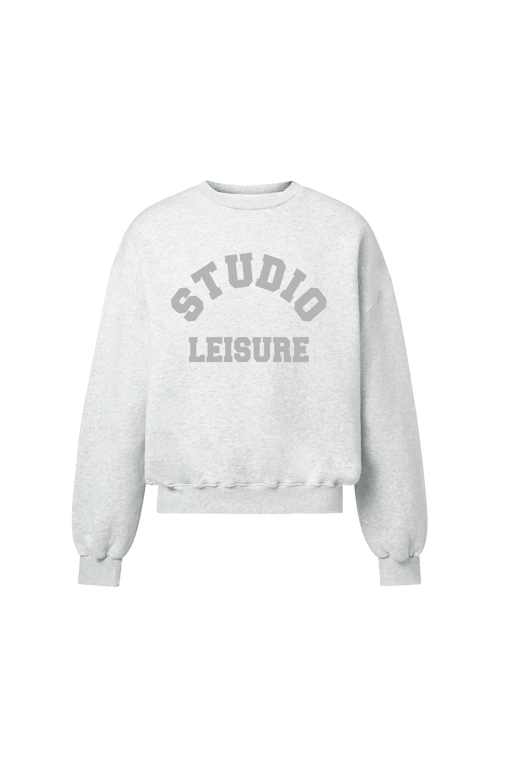 STUDIO LEISURE ESSENTIAL MARL PRINTED SWEATER