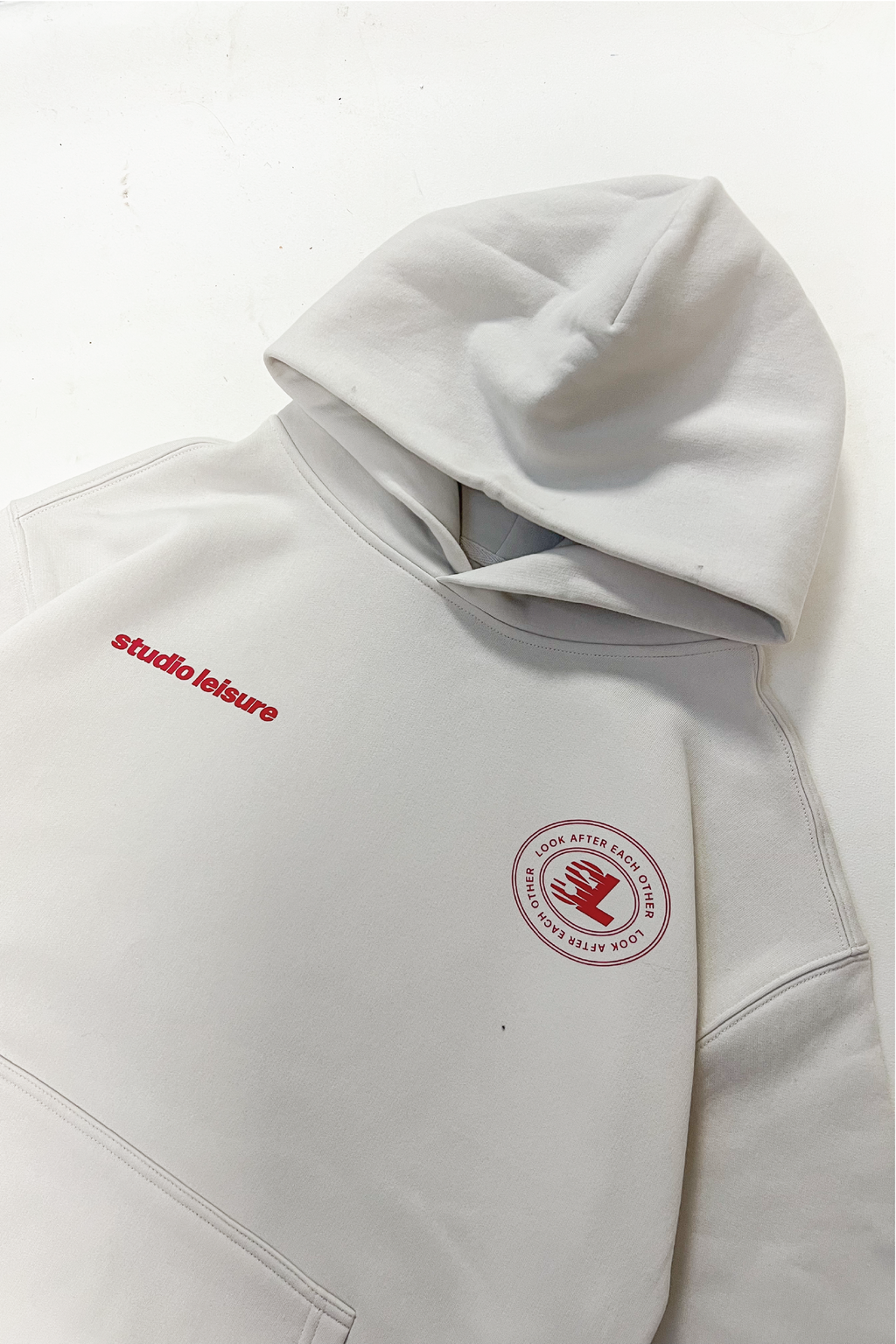 Studio leisure bone printed hoodie