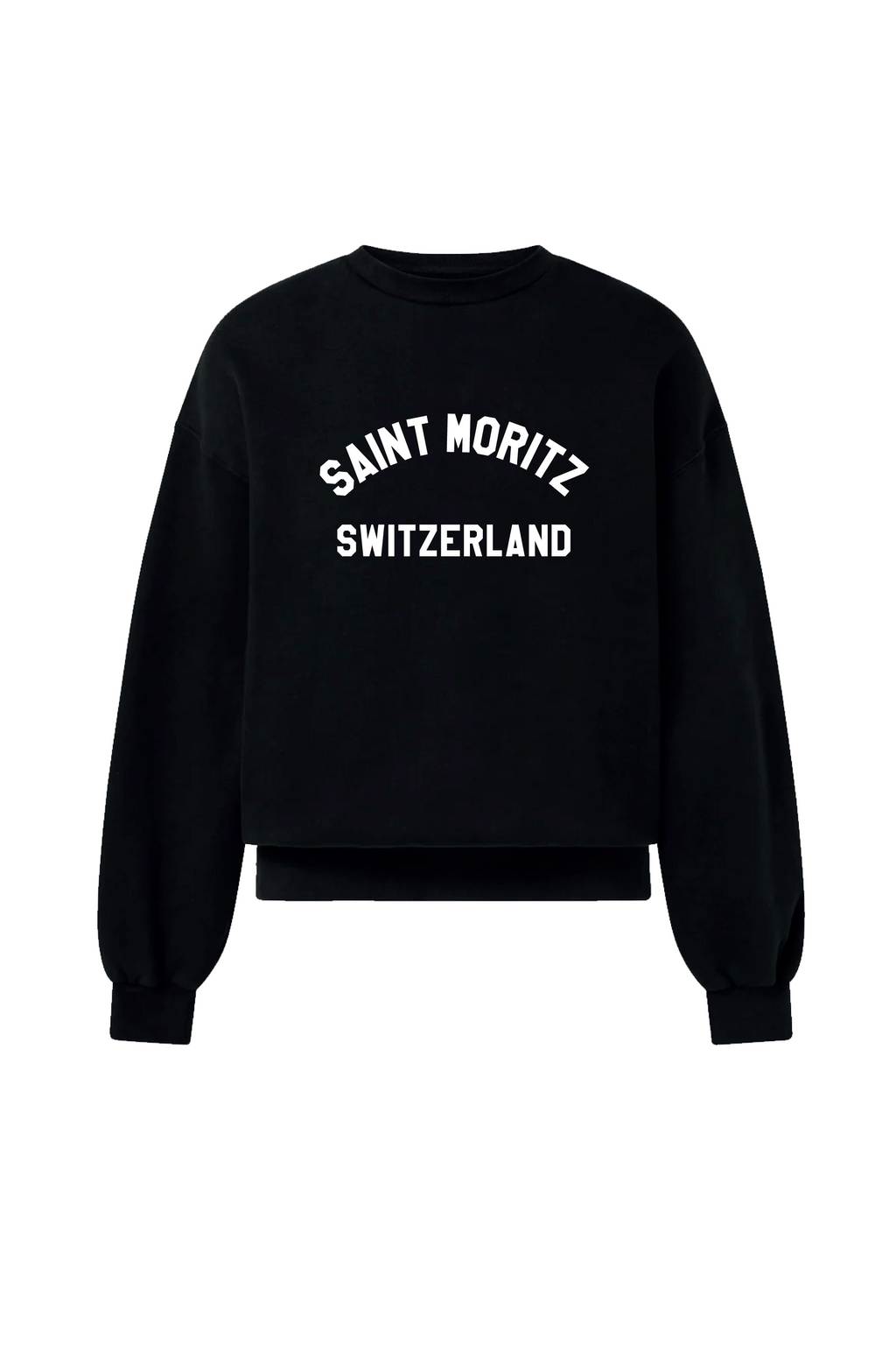 SAINT MORITZ SWITZ ESSENTIAL BLACK PRINTED SWEATER